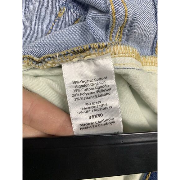 Free Assembly Men's Slim Stetch Fit Blue Denim Jeans 38 x 30 863 - Picture 6 of 13